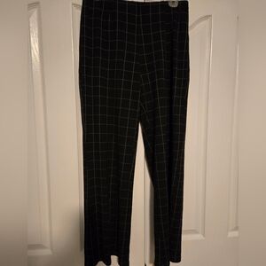 Halogen Black Grid Pattern Pants